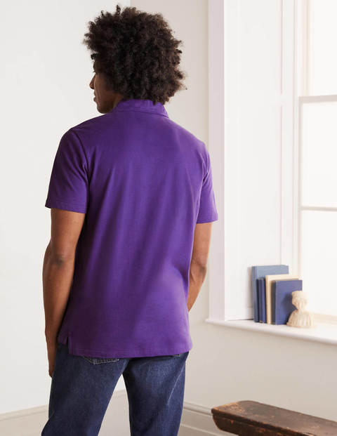Sueded Jersey Polo - Royal Purple Sueded Jersey Polo - Royal Purple