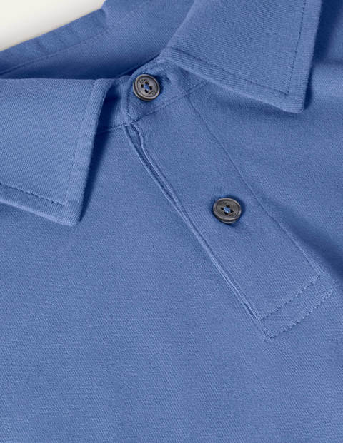 Sueded Jersey Polo - Sky Blue Sueded Jersey Polo - Sky Blue
