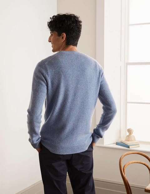 Aldgate Brushed Crew Neck - Mineral Mist Aldgate Brushed Crew Neck - Mineral Mist