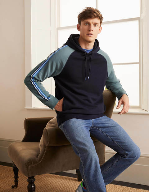 Irvine Hoodie - Blues Colourblock Irvine Hoodie - Blues Colourblock