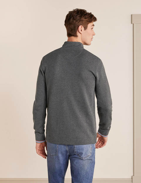 Irvine Half-Zip - Charcoal Marl Irvine Half-Zip - Charcoal Marl