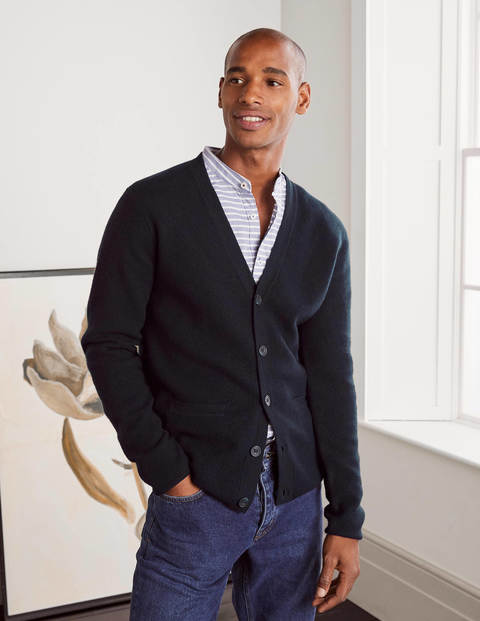 Dalham Cardigan aus Merinowolle - Navy Dalham Cardigan aus Merinowolle - Navy