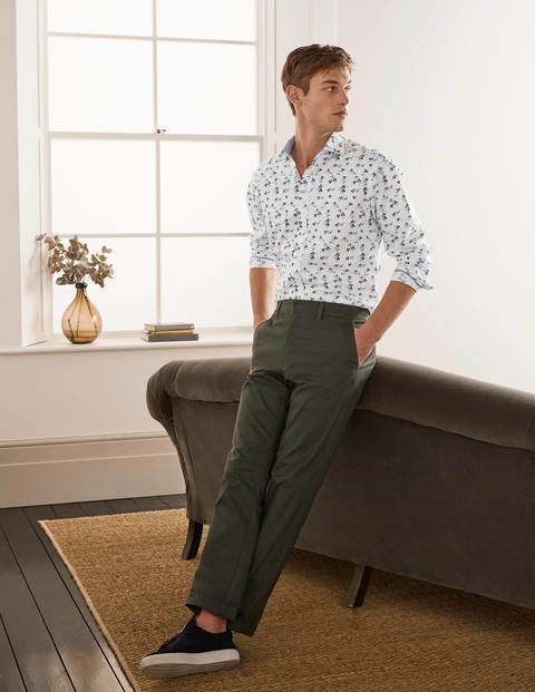 Poplin Printed Shirt - Snowdrop Spot Floral Poplin Printed Shirt - Snowdrop Spot Floral