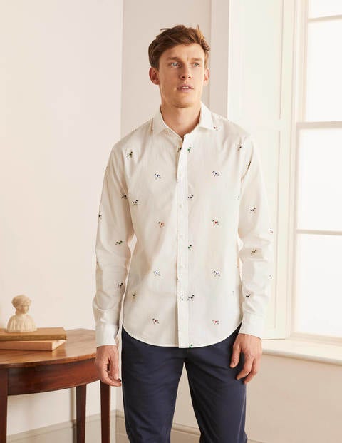 Chemise slim imprimée en popeline - Sprout multi Chemise slim imprimée en popeline - Sprout multi