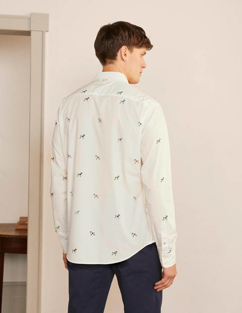 Chemise slim imprimée en popeline - Sprout multi Chemise slim imprimée en popeline - Sprout multi