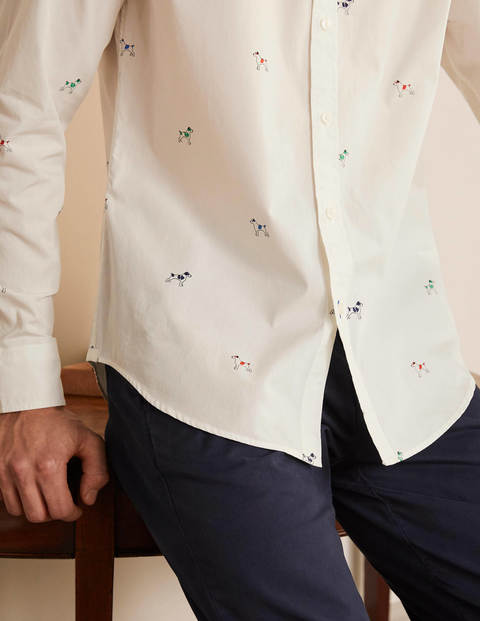 Chemise slim imprimée en popeline - Sprout multi Chemise slim imprimée en popeline - Sprout multi