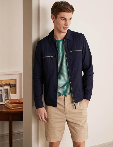 Exeter Herringbone Jacket - Indigo Herringbone Doublecloth Exeter Herringbone Jacket - Indigo Herringbone Doublecloth