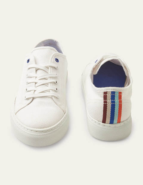 Leinen-Turnschuhe - Ecru Leinen-Turnschuhe - Ecru