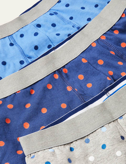 3 Pack Jersey Boxers - Blues Spot Multi Pack 3 Pack Jersey Boxers - Blues Spot Multi Pack