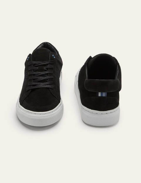 Baskets en cuir - Daim noir Baskets en cuir - Daim noir