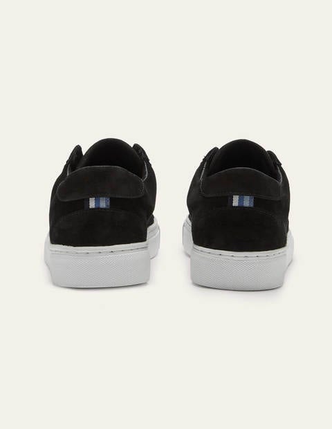 Baskets en cuir - Daim noir Baskets en cuir - Daim noir