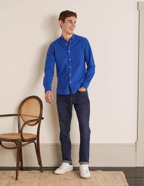 Chemise contemporaine en oxford - Bleu vif Chemise contemporaine en oxford - Bleu vif