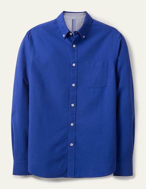 Chemise contemporaine en oxford - Bleu vif Chemise contemporaine en oxford - Bleu vif