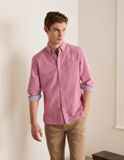 Chemise contemporaine en oxford - Rose magenta Chemise contemporaine en oxford - Rose magenta