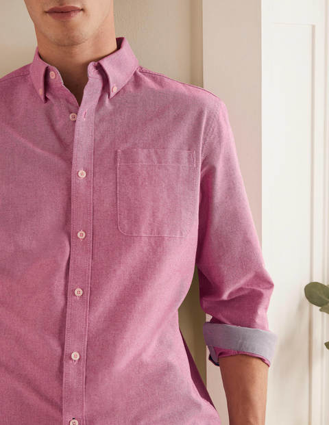 Chemise contemporaine en oxford - Rose magenta Chemise contemporaine en oxford - Rose magenta