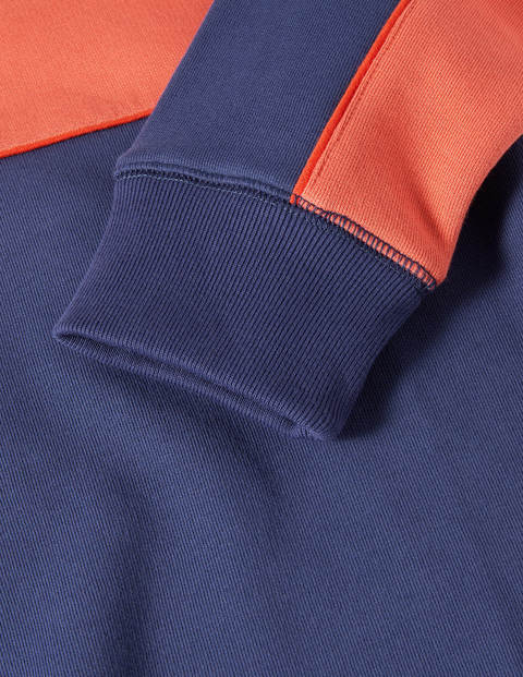 Irvine Interest Sweatshirt - Space Blue Colourblock Irvine Interest Sweatshirt - Space Blue Colourblock