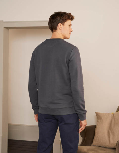 Sweat Irvine Interest - Rayé gris londonien/camaïeu bleu Sweat Irvine Interest - Rayé gris londonien/camaïeu bleu
