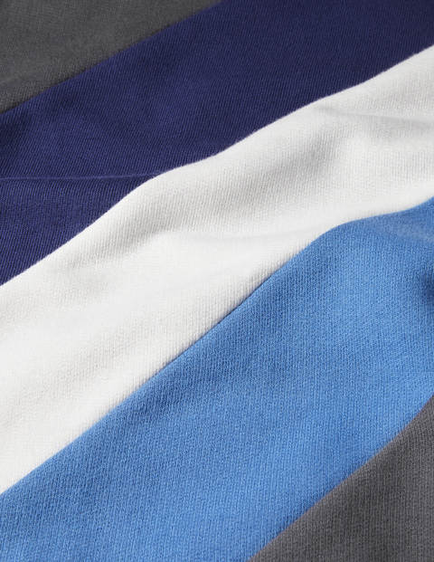 Sweat Irvine Interest - Rayé gris londonien/camaïeu bleu Sweat Irvine Interest - Rayé gris londonien/camaïeu bleu