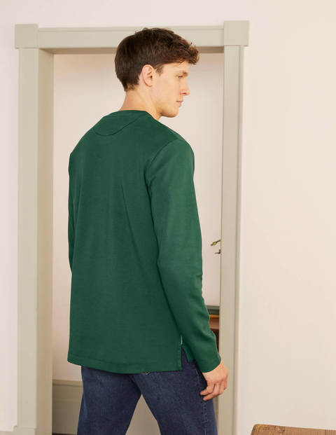 Top col rond double face Rye - Vert parc Top col rond double face Rye - Vert parc