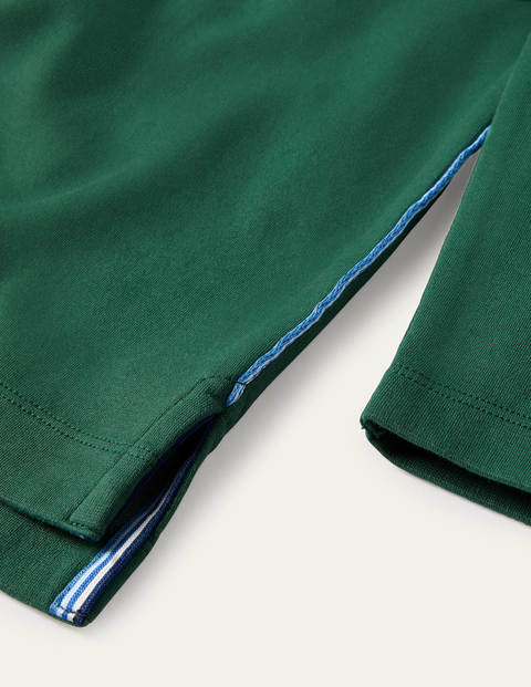 Top col rond double face Rye - Vert parc Top col rond double face Rye - Vert parc