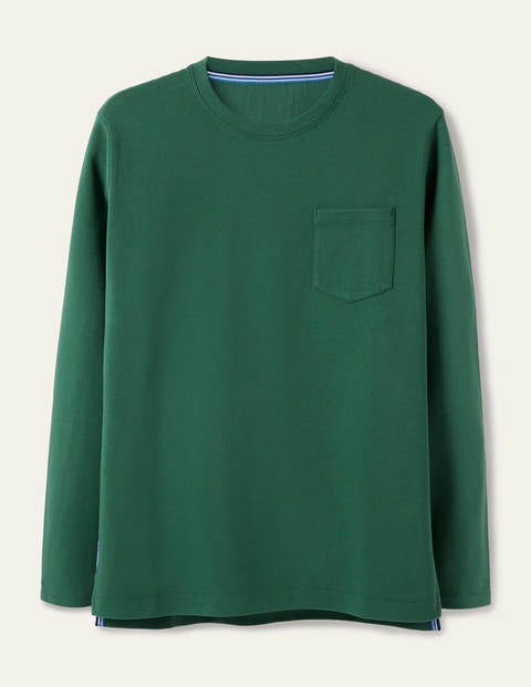 Top col rond double face Rye - Vert parc Top col rond double face Rye - Vert parc