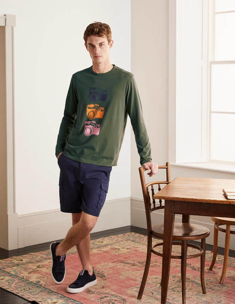 Long Sleeve Graphic T-Shirt - Cameras Long Sleeve Graphic T-Shirt - Cameras