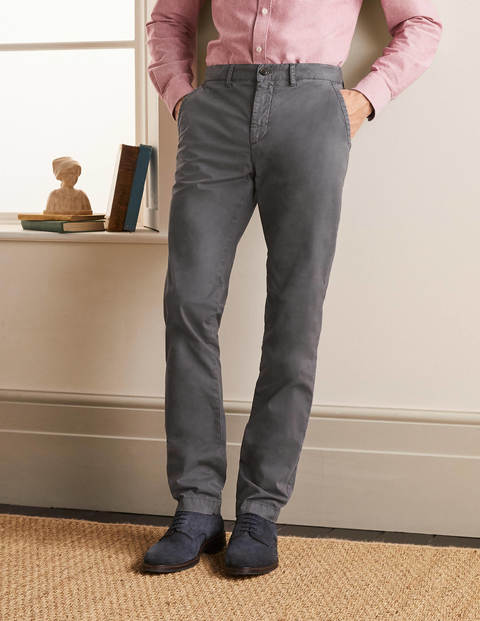 Lightweight Slim Chinos - London Grey Lightweight Slim Chinos - London Grey