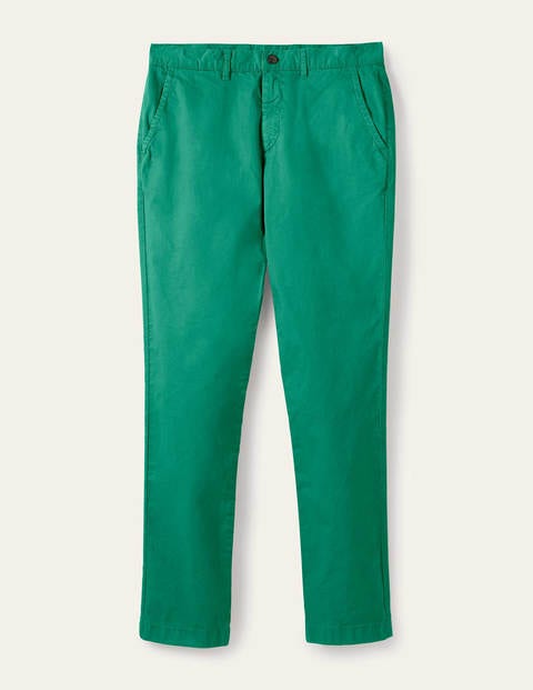 Lightweight Slim Chinos - Garden Green Lightweight Slim Chinos - Garden Green