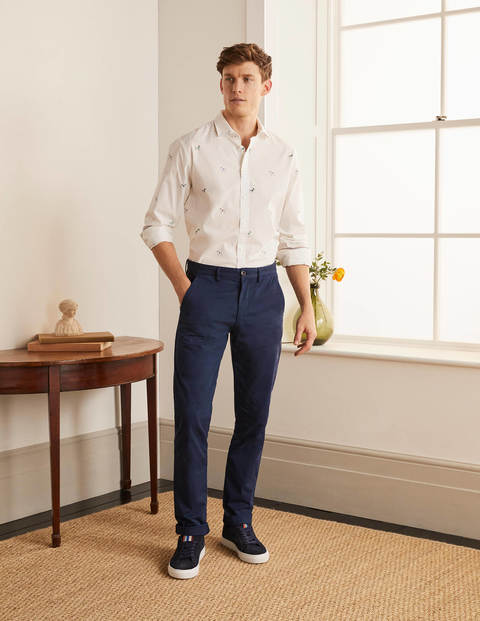 Lightweight Slim Chinos - Navy Lightweight Slim Chinos - Navy