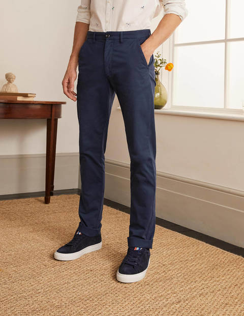 Lightweight Slim Chinos - Navy Lightweight Slim Chinos - Navy