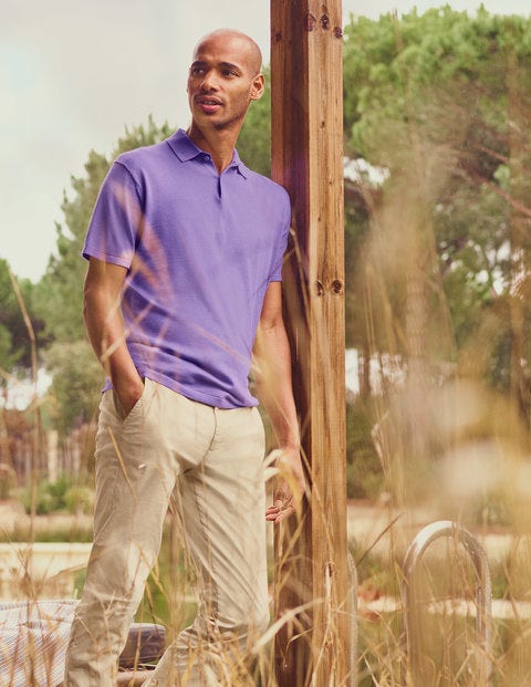 Lightweight Slim Chinos - Stone Lightweight Slim Chinos - Stone