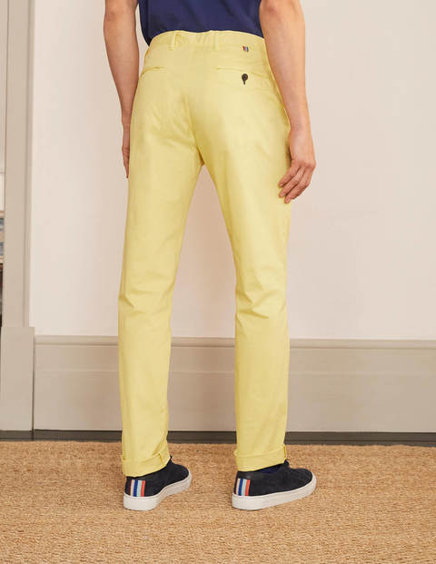Lightweight Slim Chinos - Sunbleach Yellow Lightweight Slim Chinos - Sunbleach Yellow