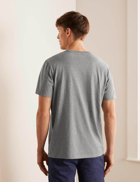 Vorgewaschenes T-Shirt - Grau Meliert Vorgewaschenes T-Shirt - Grau Meliert