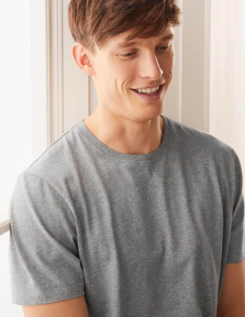 Vorgewaschenes T-Shirt - Grau Meliert Vorgewaschenes T-Shirt - Grau Meliert