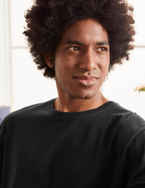 Long Sleeve Washed T-shirt - Black Long Sleeve Washed T-shirt - Black