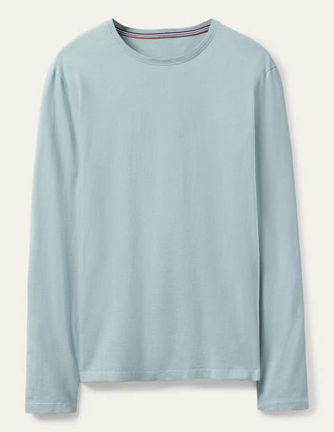 Long Sleeve Washed T-shirt - Misty Blue Long Sleeve Washed T-shirt - Misty Blue
