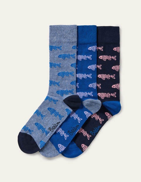 Favourite Socks - Fish Multi Pack Favourite Socks - Fish Multi Pack