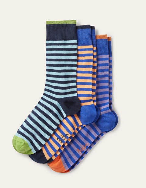 Favourite Socks - Multi Fine Stripe Pack Favourite Socks - Multi Fine Stripe Pack
