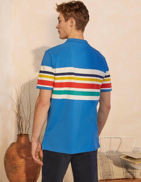 Piqué Polo - Rainbow Stripe Piqué Polo - Rainbow Stripe