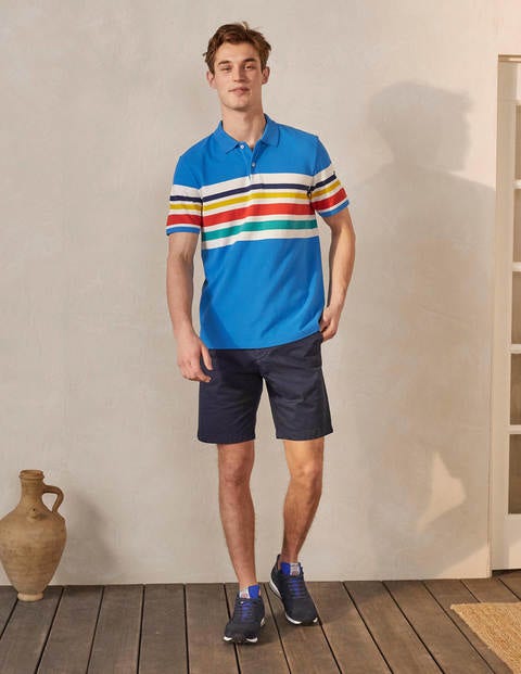 Piqué Polo - Rainbow Stripe Piqué Polo - Rainbow Stripe