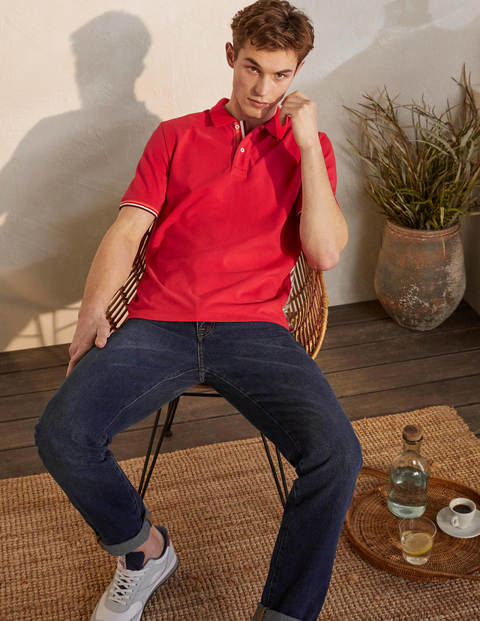 Piqué Polo - Cranberry Red Piqué Polo - Cranberry Red