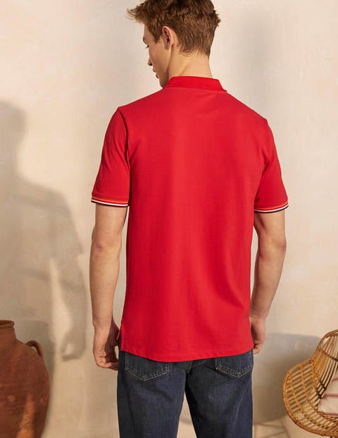 Piqué Polo - Cranberry Red Piqué Polo - Cranberry Red