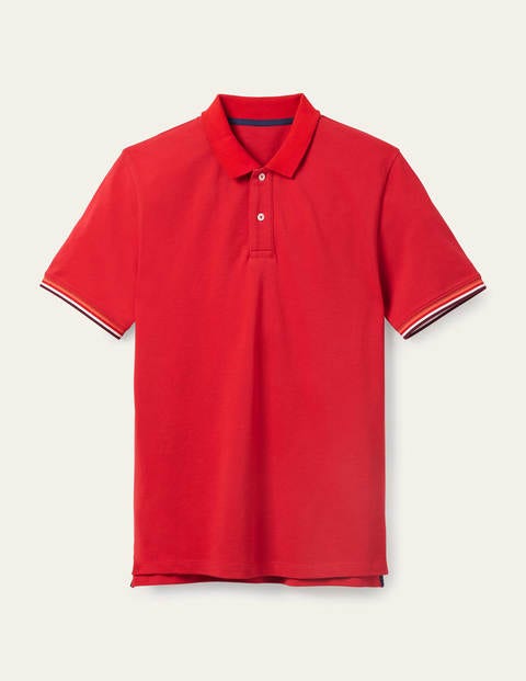 Piqué Polo - Cranberry Red Piqué Polo - Cranberry Red