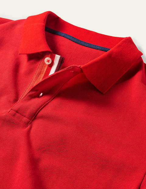 Piqué Polo - Cranberry Red Piqué Polo - Cranberry Red
