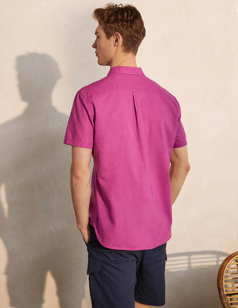 Linen Cotton Popover - Berry Mauve Linen Cotton Popover - Berry Mauve
