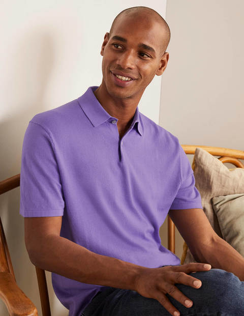 Finsbury Knitted Polo - Petunia Finsbury Knitted Polo - Petunia