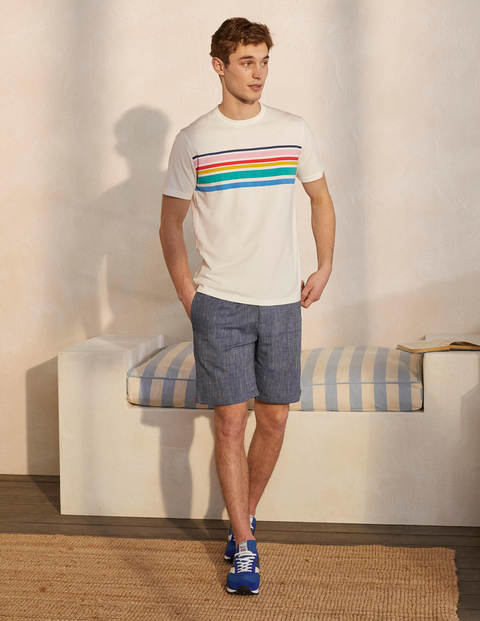 Kingston T-shirt - Rainbow Chest Stripe Kingston T-shirt - Rainbow Chest Stripe