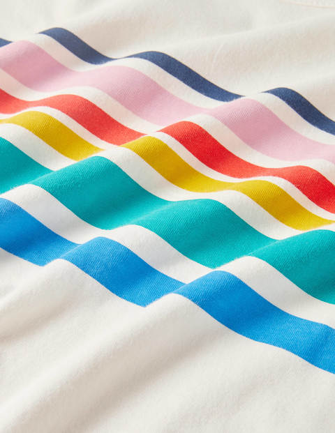 Kingston T-shirt - Rainbow Chest Stripe Kingston T-shirt - Rainbow Chest Stripe