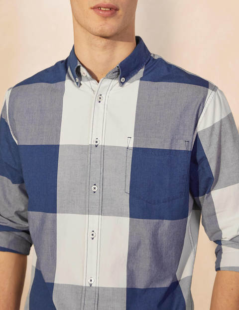 Casual Check Shirt - Indigo Gingham Casual Check Shirt - Indigo Gingham