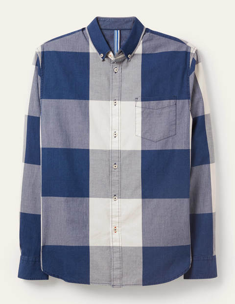 Casual Check Shirt - Indigo Gingham Casual Check Shirt - Indigo Gingham